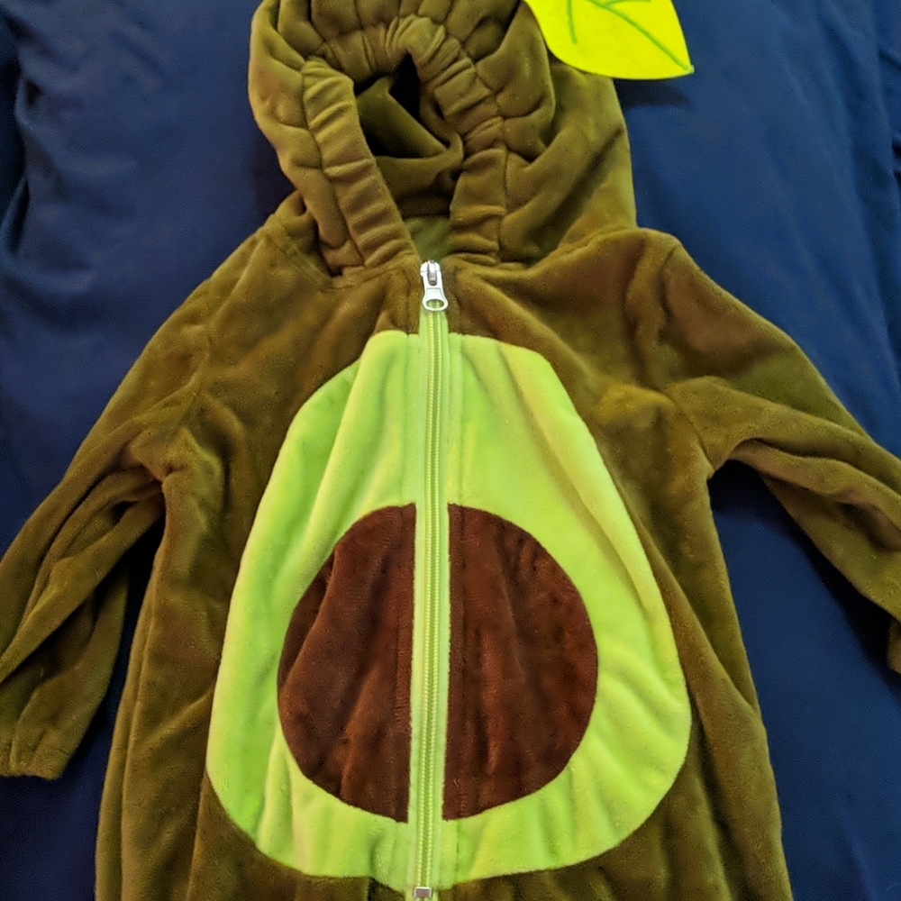 Baby girl Avocado onesie